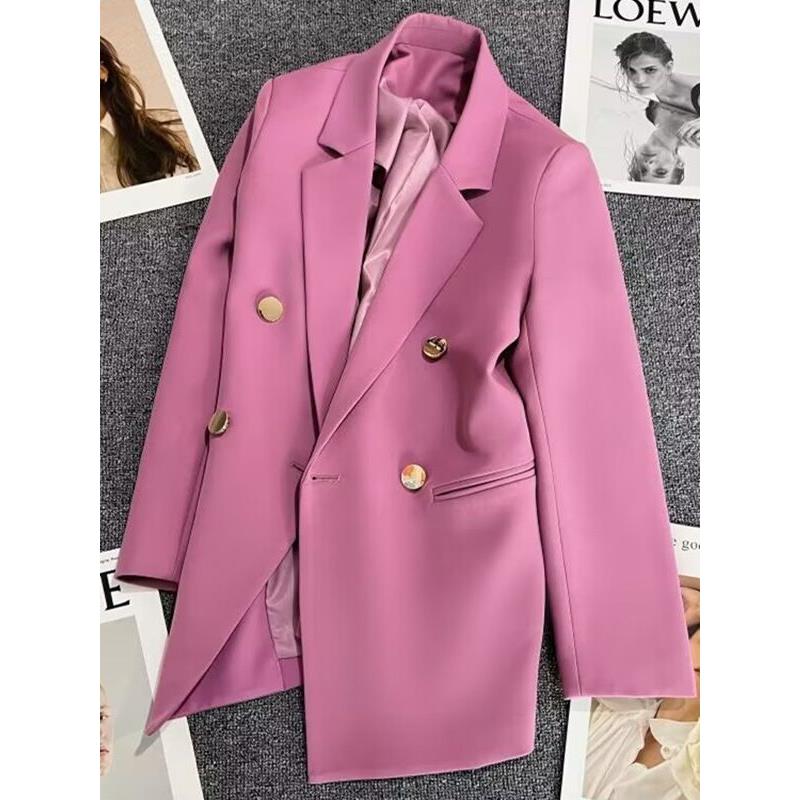 womenclothes橘色西装外