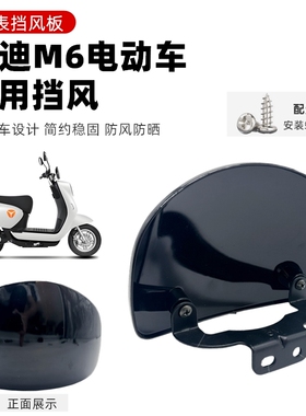 雅迪电动车M6劲远版/欧韵B/DM6挡风玻璃前仪表罩挡风板