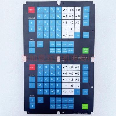 正品FANUC操作面板按键膜A98L-0001-0568#T #M按键面板膜