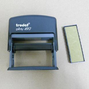 卓达 trodat 4917 50X10mm 与原件核对一致章 名称抬头章回墨印章