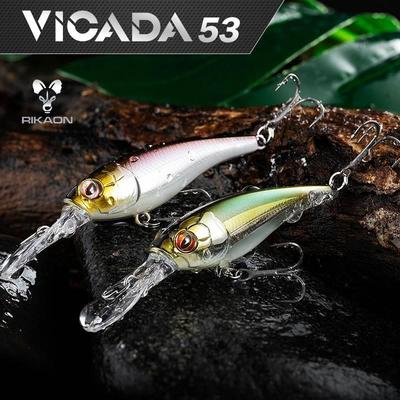 RIKAON野犬VICADA胜浪长舌板悬浮米诺53SR路亚假饵翘嘴鲈鱼鳜鱼饵