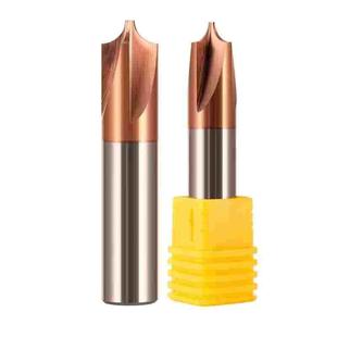 整体钨钢内R刀硬质合金涂层内R刀反圆弧R角铣刀圆弧倒角刀R0.5R2