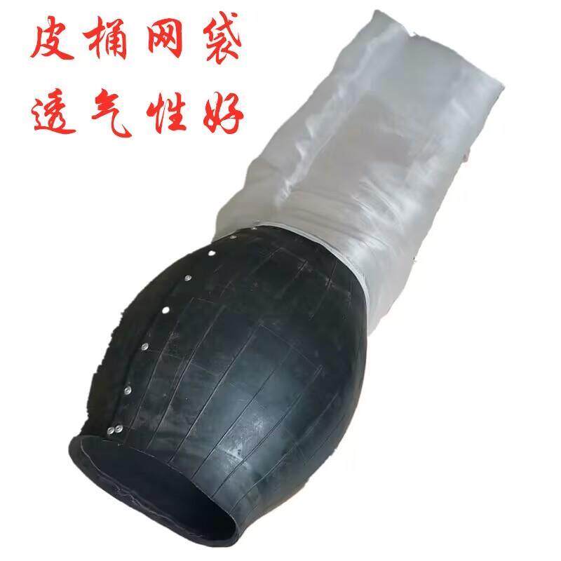 商用老式爆米花机大炮专用皮桶布袋炸米花皮篓子接米花帆布口袋子