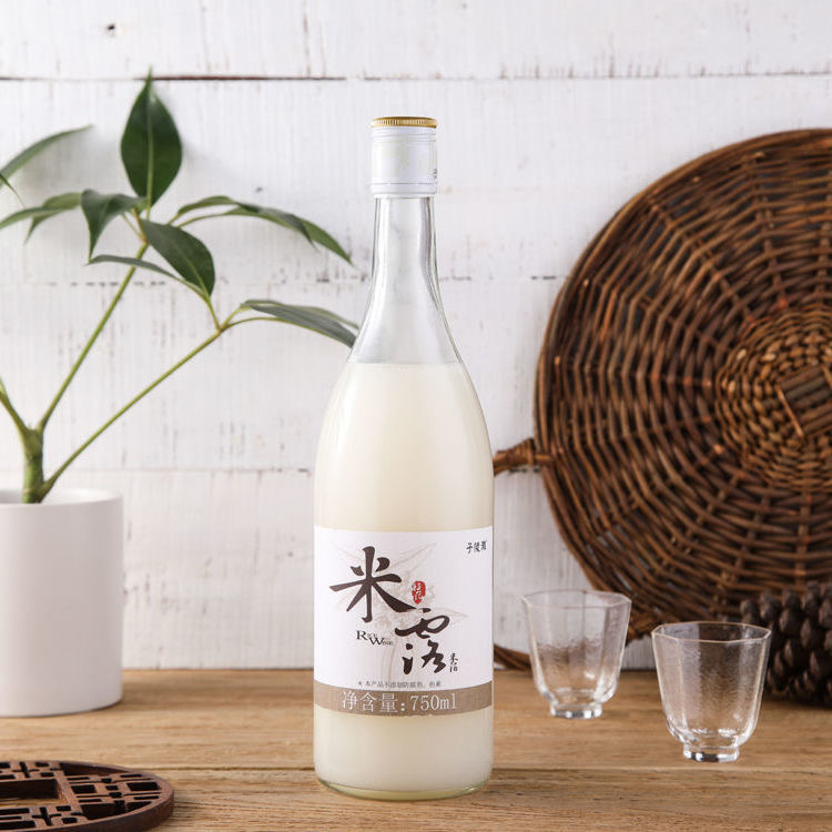 子陵滩米露750ml瓶装米酿 江南特产甜酒酿女士低度夏日冰饮糯米酒