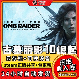 古墓丽影10崛起中文版全dlc云存档电脑pc单机游戏离线正版steam