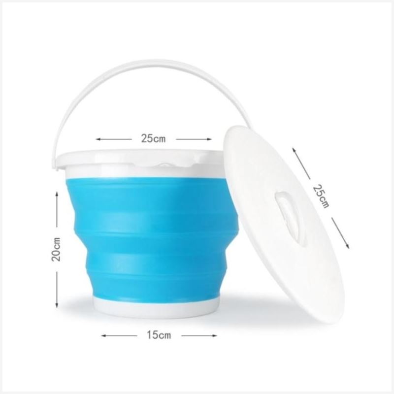 新品泡脚折叠提水桶垂钓洗车塑料桶结实可伸I缩收缩桶鱼桶饵料盆