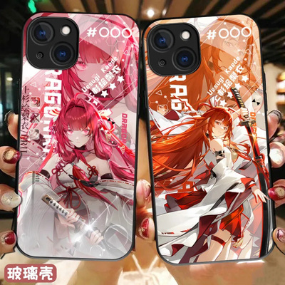 适用OPPO RENO15PRO手机壳14龙族13/12/11/10上杉绘梨衣findx9/8s+/7ultra楚子航路明非6/5/4/3夏弥玻璃r17套