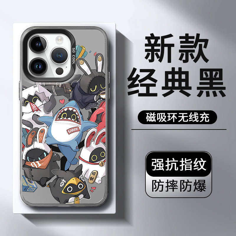 绝区零邦布magsafe适用苹果15pro手机壳17磁吸iPhone14promax周边13新款十六12pro高级pm防摔十五11外壳PLUS