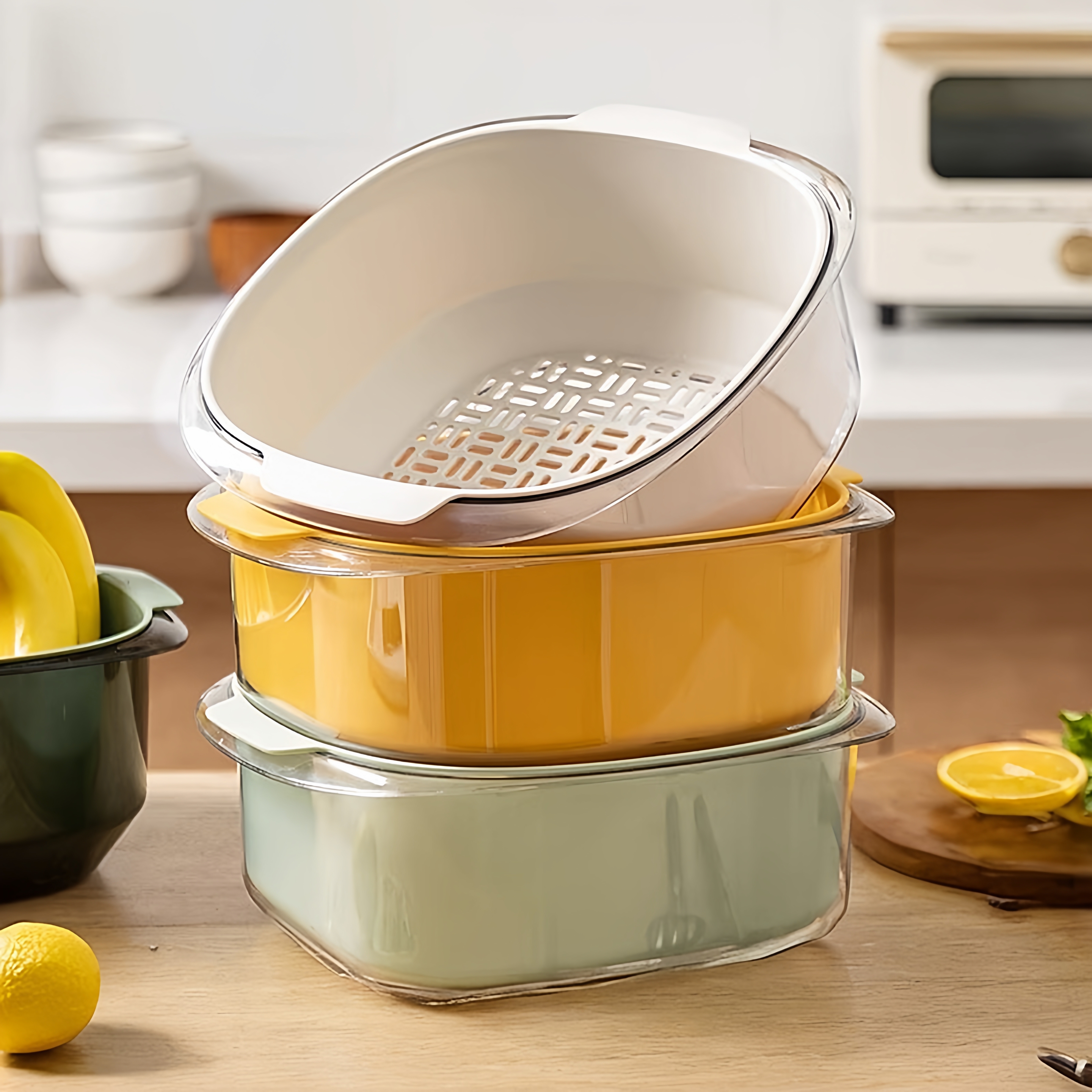 洗菜盆沥水篮洗水果淘菜盆