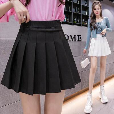 School Plaid Girls Skirt Bottoming Pleated Short Skirts