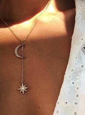 New fashion personality retro women's necklace欧美复古女项链