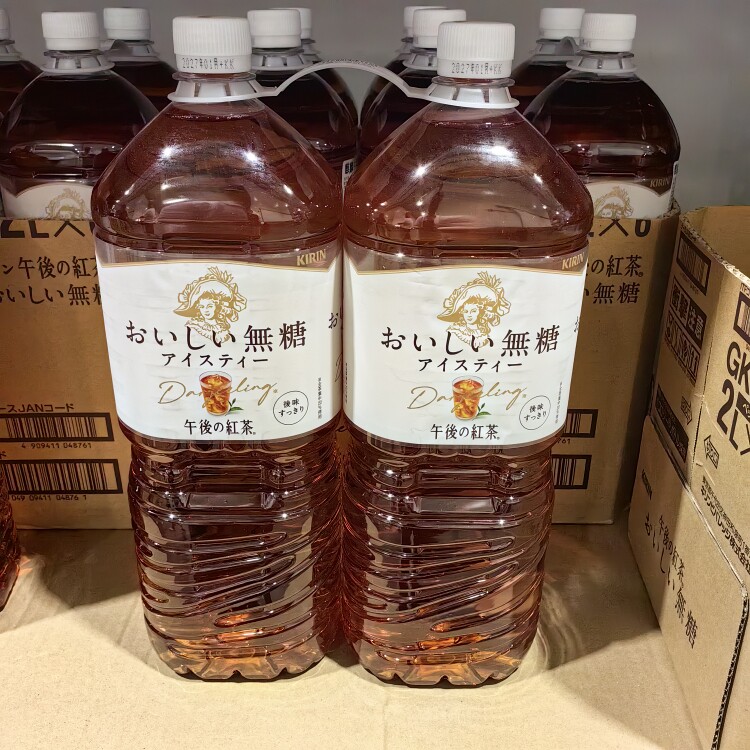 日本进口麒麟无糖红茶0脂0卡2L装