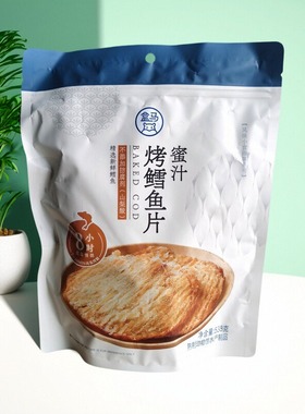 盒马代购 MAX蜜汁烤鳕鱼片538g即食原味深海鳕鱼条海鲜鳕鱼块零食
