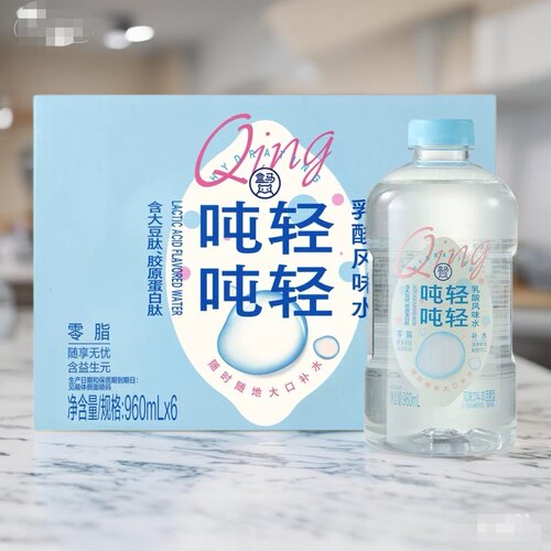 盒马吨吨轻轻乳酸风味水0脂960ml