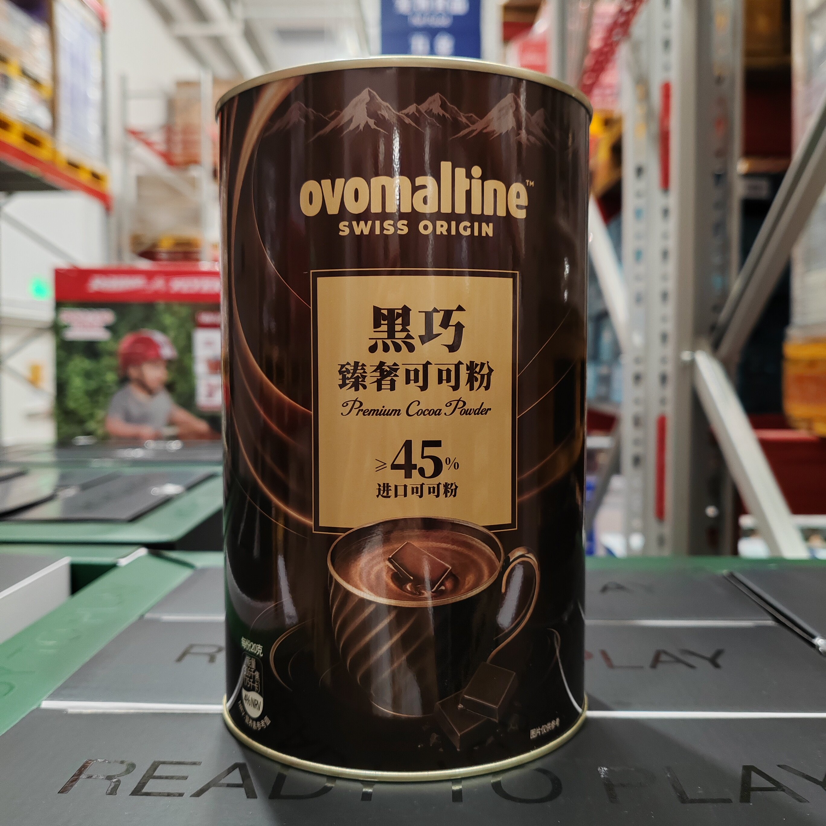 山姆Ovomaltine黑巧可可粉1kg