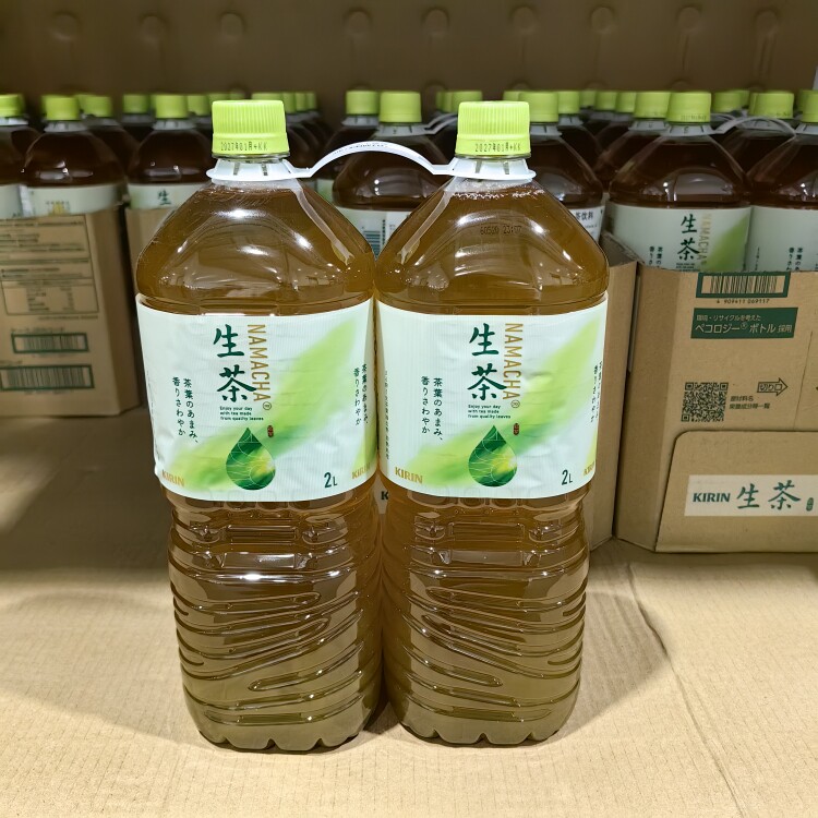 日本进口麒麟无糖生茶2L清爽解腻