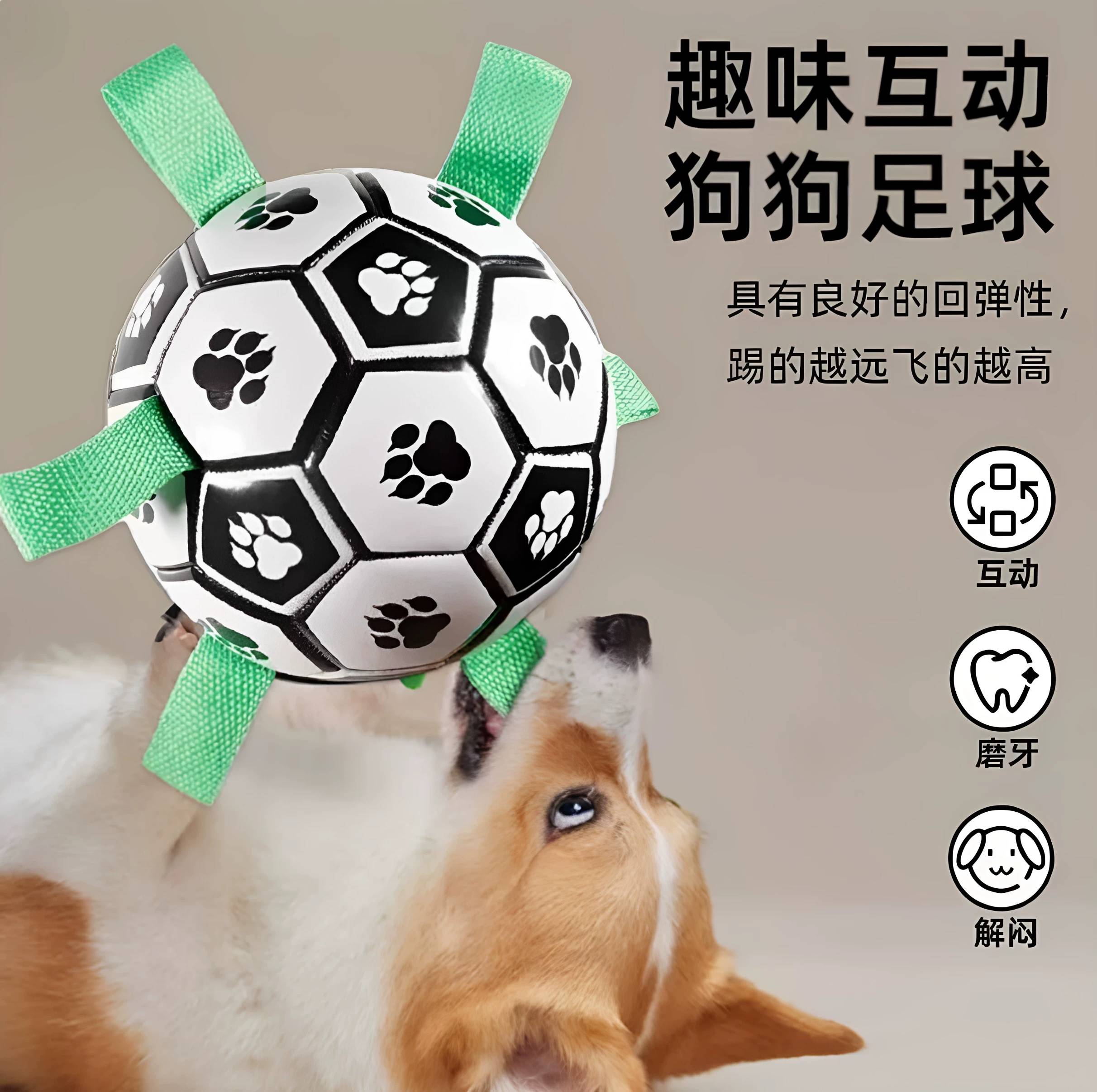 狗狗足球宠物玩具训练专用中小型