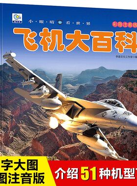 小眼睛看世界飞机大百科全书儿童彩图注音版为什么小学生一二年级课外书必读老师推荐阅读幼儿科普绘本非dk畅销空难少儿读物