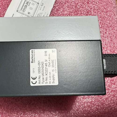 可维修Barksdale 控制产品，UAS3V3/420/420型议价