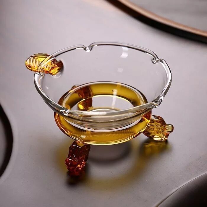 功夫茶具配件玻璃茶漏网创意茶叶过滤器茶滤茶器过滤网漏斗泡茶器