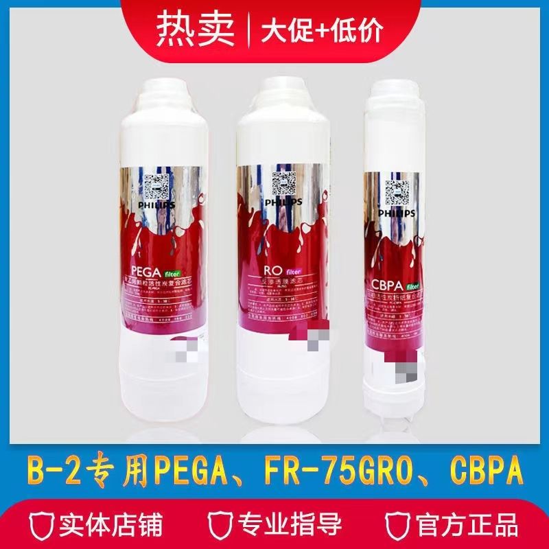 家用厨下反渗透净水器B2WP4170/99 滤芯PEGA CBPA FR-75RO