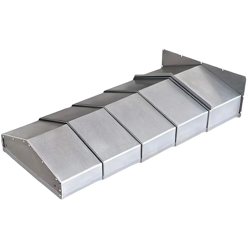 机床钢板防护罩850e加工中心定制不锈钢1060车床镗床伸缩护板钣金