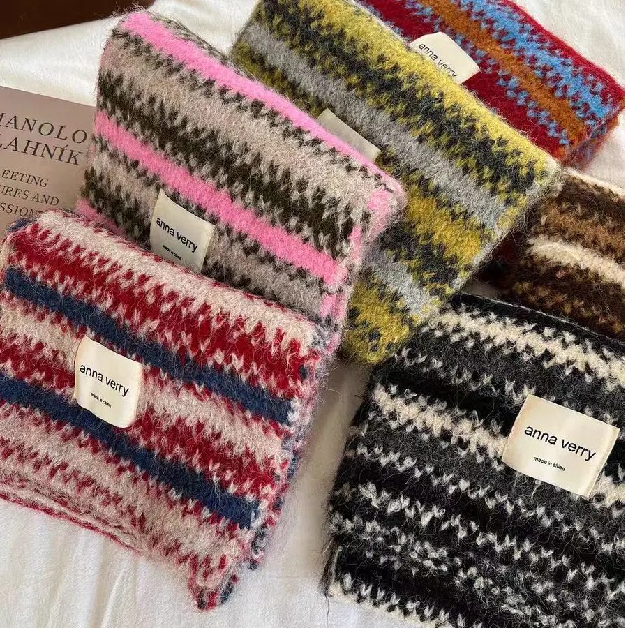 韩版条纹针织围巾女秋冬红色氛围感加厚保暖防寒情侣围脖费尔岛风,服饰配件/皮带/帽子/围巾,围巾/丝巾/披肩,淘宝优惠券,粉丝福利购,淘宝优惠卷