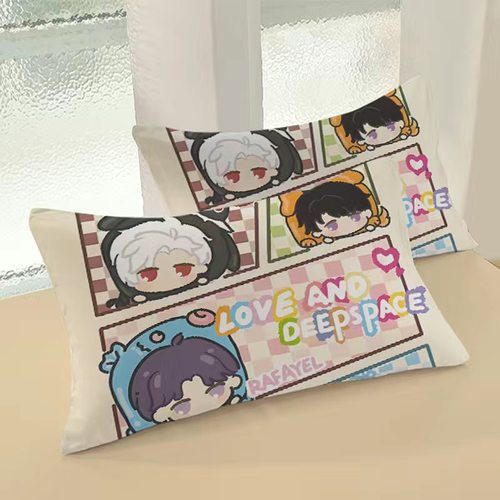 卡通可爱恋与深空双面拉链枕头套