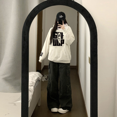 秋冬加绒美式外套硬挺加厚