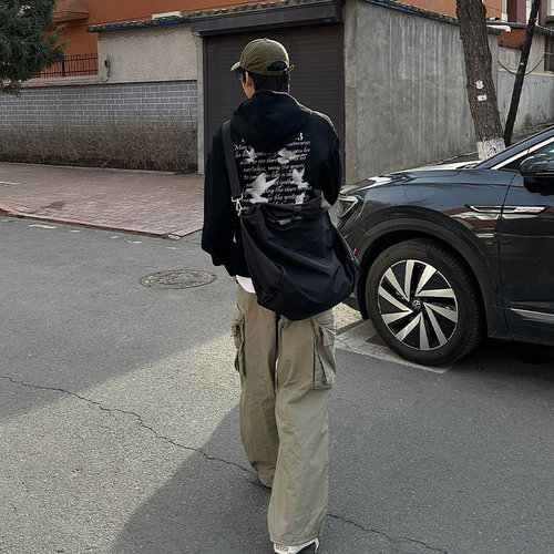 vintage潮牌街头嘻哈连帽卫衣