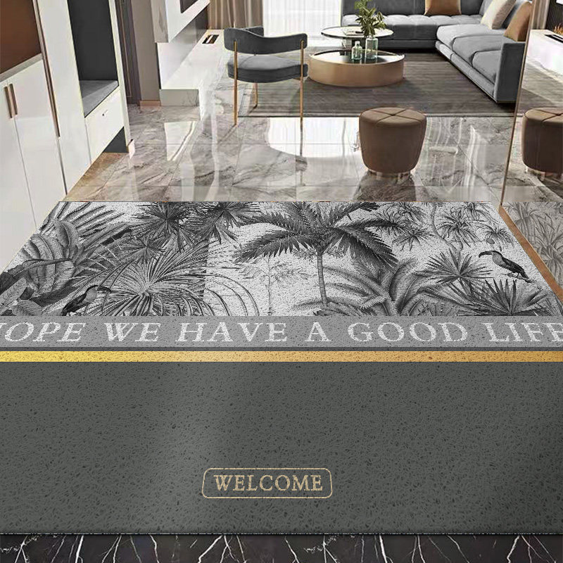 入户门玄关蹭土除尘门垫家用进门防滑地垫可定制剪裁丝圈地毯脚垫,居家布艺,家用脚垫,淘宝优惠券,粉丝福利购,淘宝优惠卷