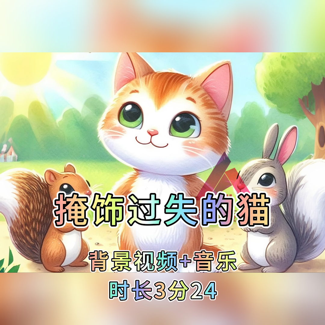 掩饰过失的猫故事比赛背景视频音乐led背景mp4一只说谎的猫ppt