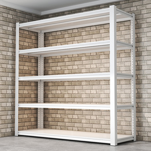 家用货架置物架多层落地仓库阳台储物架杂物间商用超市钢制收纳架