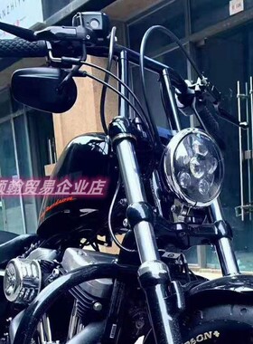 哈雷883 1200 X48 XG500 XG750肥仔突破者改装车把T把窗口把手把