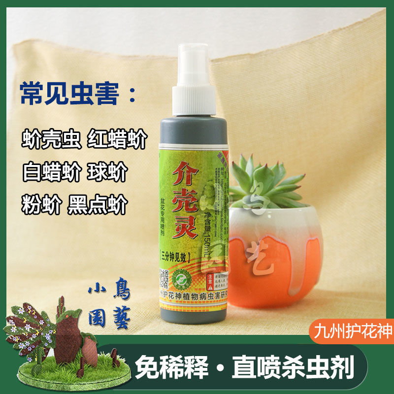 新品包邮九州护花神蚧壳灵蚧壳虫专用喷雾剂花卉通用型直喷除虫水