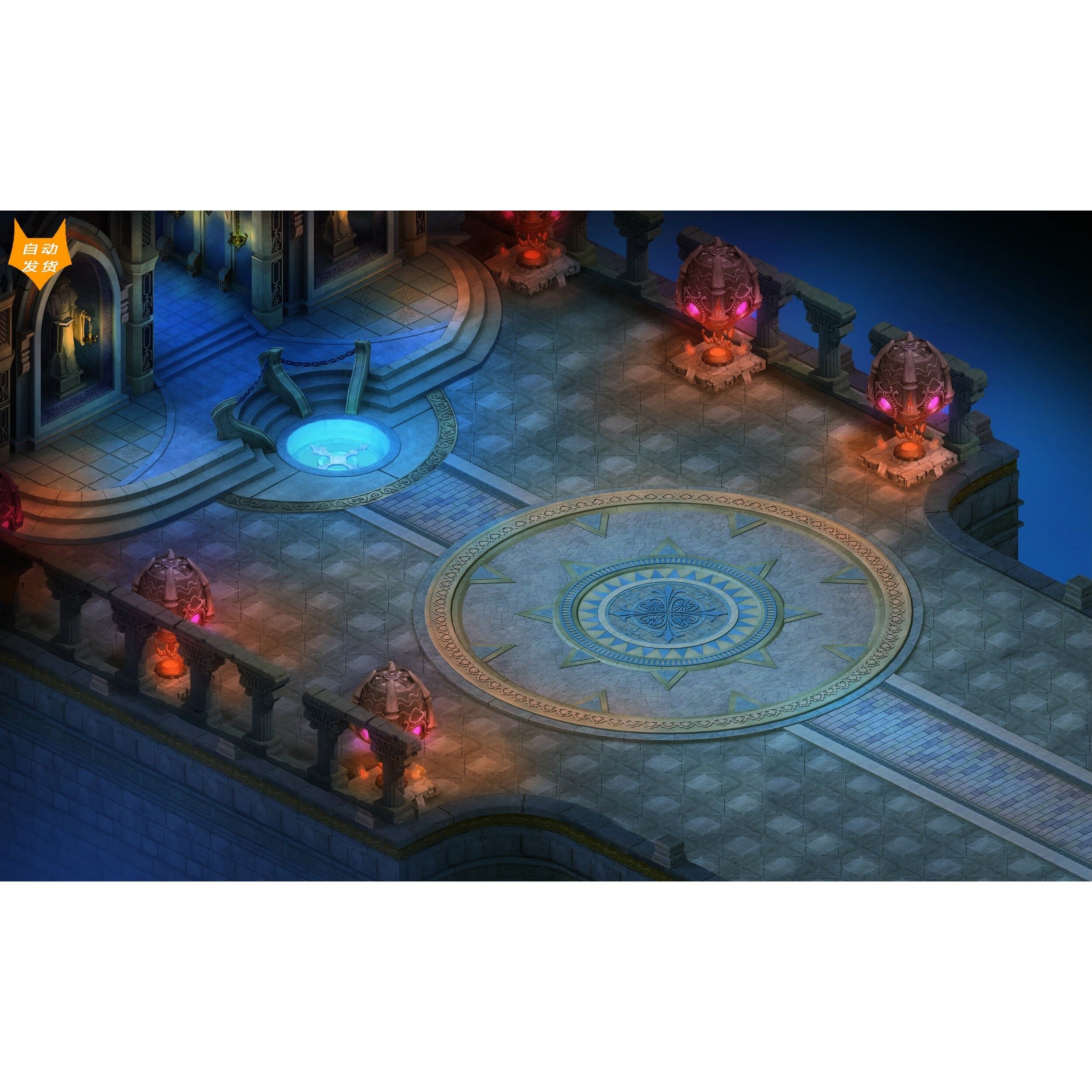 [2D素材] 刀剑物语高清欧美风格 地图 29P