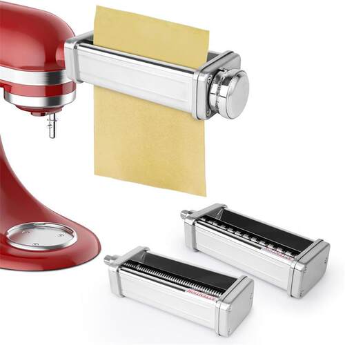 适配KitchenAid配件厨师机压面器KA凯善怡搅拌机面条不锈钢切片机