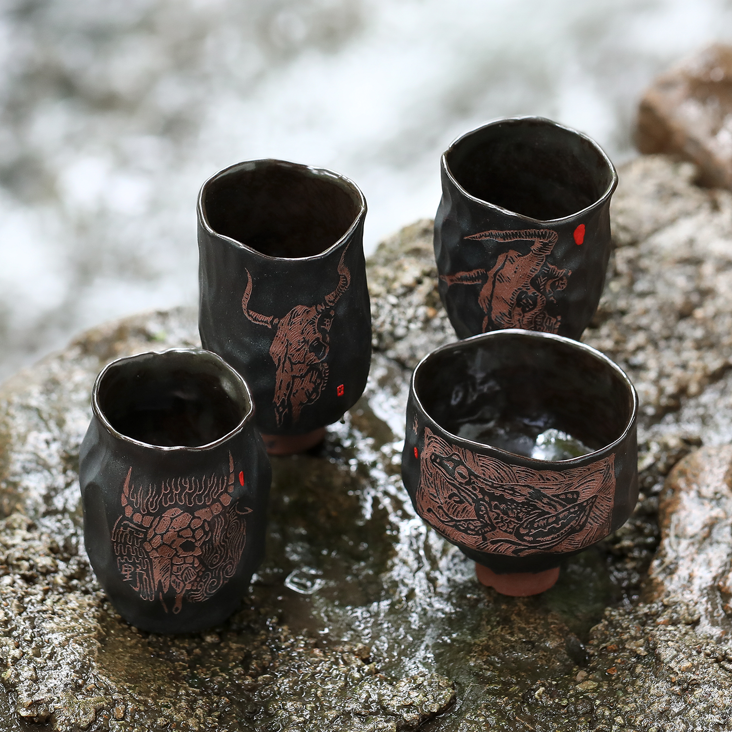 手工原创紫砂艺术杯小众礼物