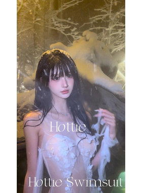 【HighEnd】新款性感纯欲超仙蕾丝重工连体温泉海边度假拍照泳衣