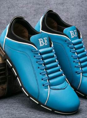 men business formal shoes leather flat shoes big size 48男鞋