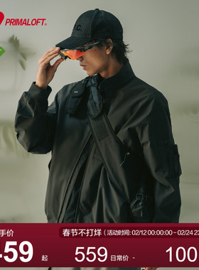 MOSEALAND 春秋外套男棉衣金标P棉特氟龙三防多口袋哈灵顿夹克G9