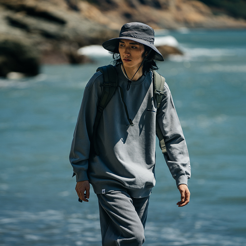 MOSEALAND500G重磅圆领卫衣