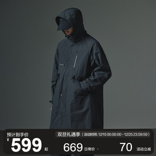 长款 新款 户外M51风衣男日系多口袋连帽夹克外套潮 秋季 MOSEALAND