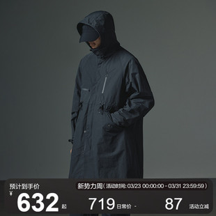 长款 新款 户外M51风衣男日系多口袋连帽夹克外套潮 秋季 MOSEALAND