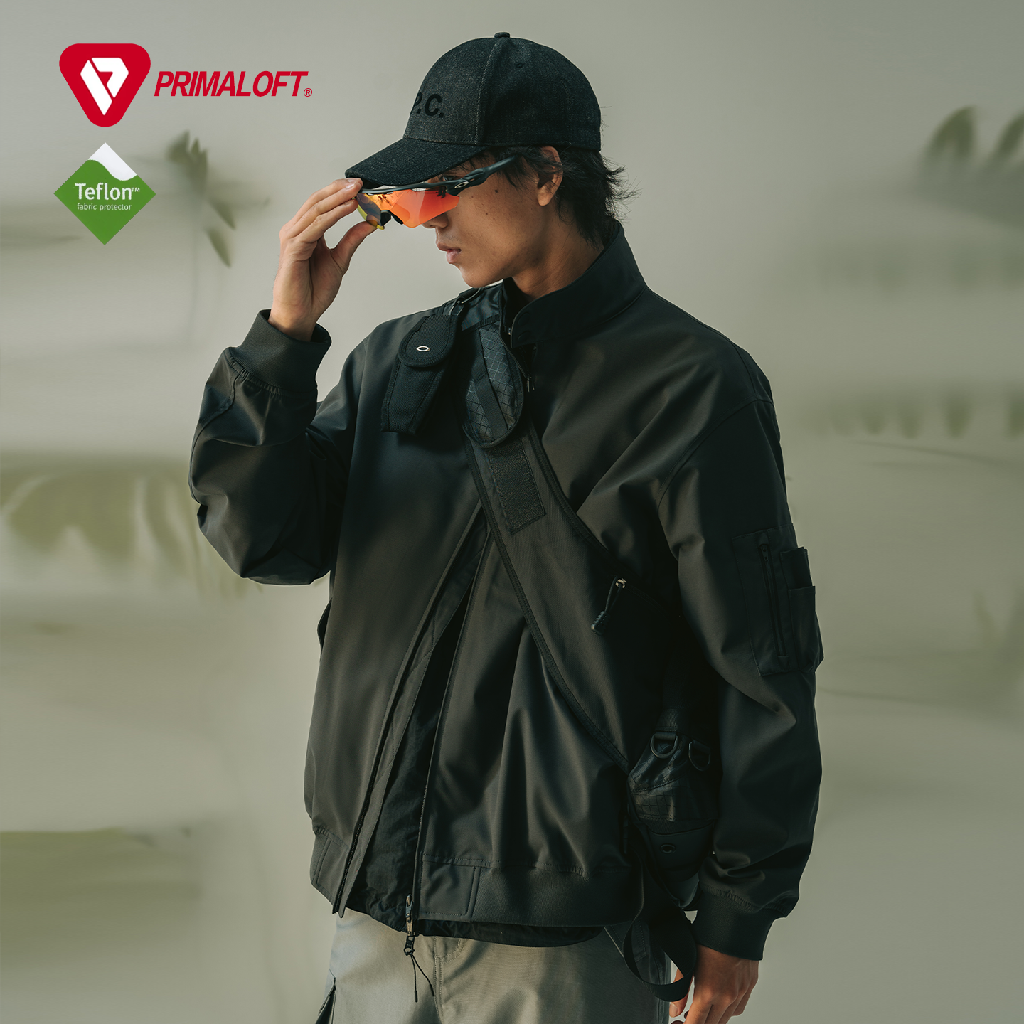 MOSEALAND金标P棉三防哈灵顿夹克