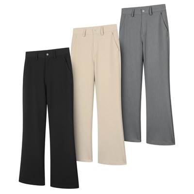 DESERTO TR基础Cleanfit休闲显瘦四季通勤垂感微喇西裤重制646男