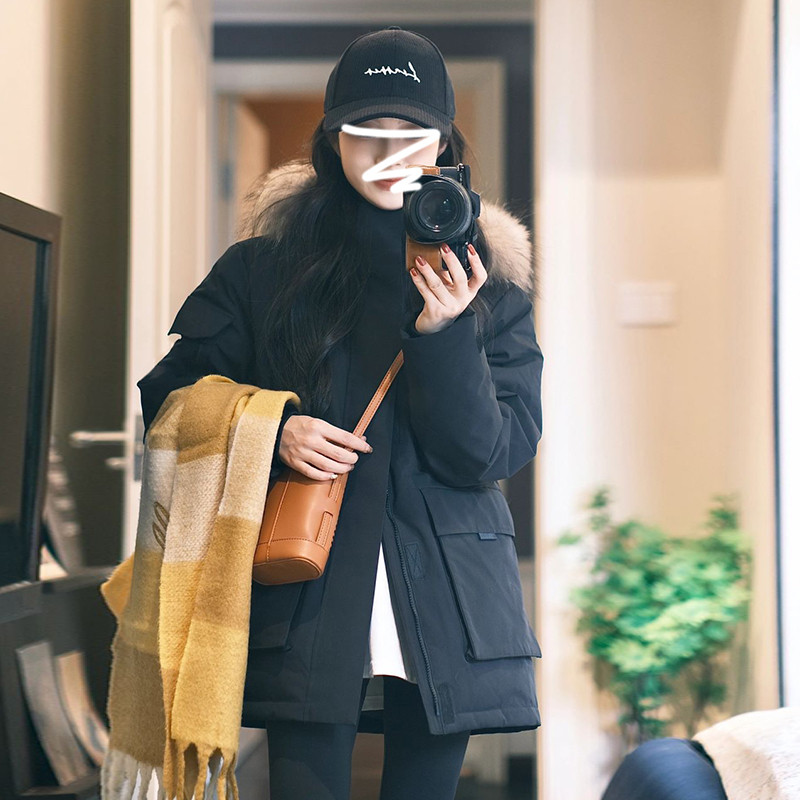 早秋外套黑色夹棉加绒加厚棉服女款2026新款今年流行面包服派克服