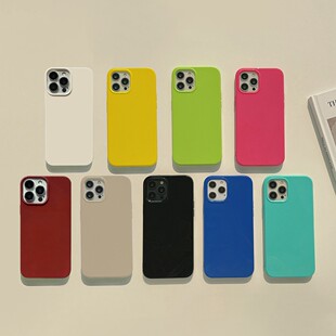 荧光果冻15ProMax苹果手机壳16硅胶iphone13适用14加厚XR个性 高级感手机套可爱创意大孔 12软iphone16全包新款
