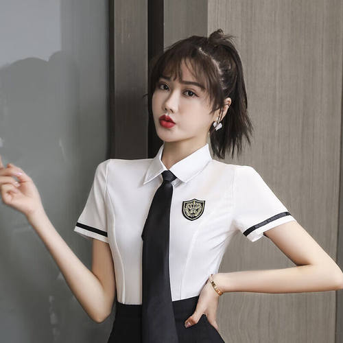 理微足疗工作服足浴技师美容院2023套装养生馆空姐服职业套装衣服