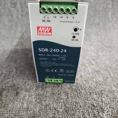 MEAN WELL明纬SDR-240-24导轨式开关电源MW